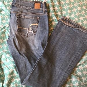 American eagle artist flare jeans